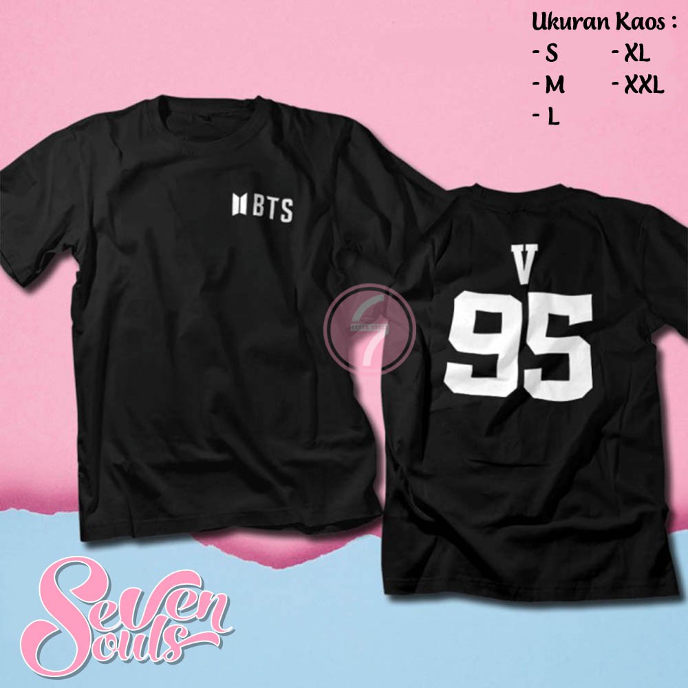 KAOS BTS MEMBER BT21 V 95 TAEHYUNG / Baju Korea Musik KPOP / Tshirt Distro Premium Eksklusif - 3041