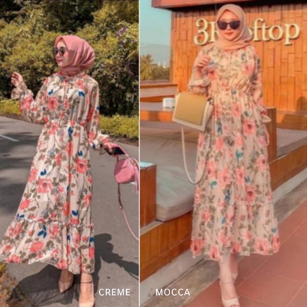 Sonia Dress Pesta Zara Maxi Import Motif Bangkok Tunik Zara Ceruty Maxy Tinna Dress Pesta Muslim Leb