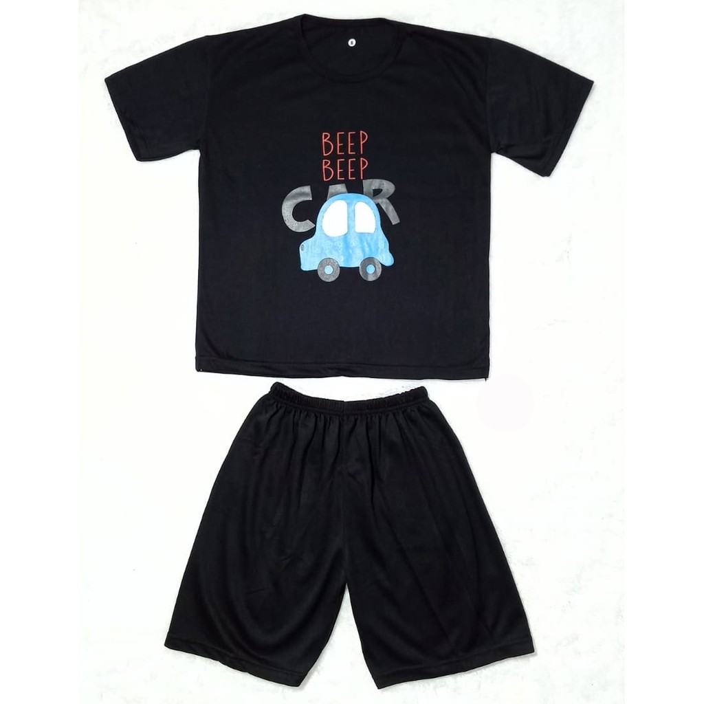 Setelan Baju dan Celana Anak &quot;Beep Car&quot;