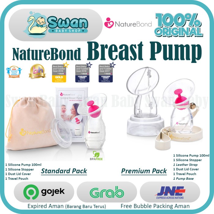 NatureBond Silicone Breast Pump / Pompa ASI Silikon / Pompa ASI Manual