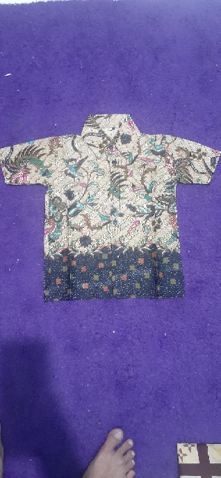 Baju Batih Anak Cowok Umur 2-3 Tahun, Hem Batik Anak Cowok