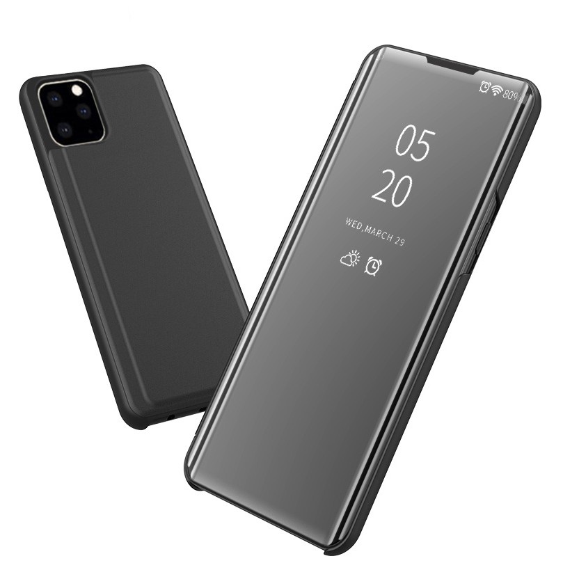 IPHONE 12 / IPHONE 12 PRO MAX / IPHONE 12 PRO FLIP COVER MIRROR CLEAR VIEW CASE TERBARU 