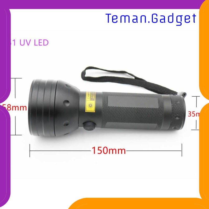 TG-IE212 TaffLED Senter Ultraviolet UV 400nm 51 LED UV-51