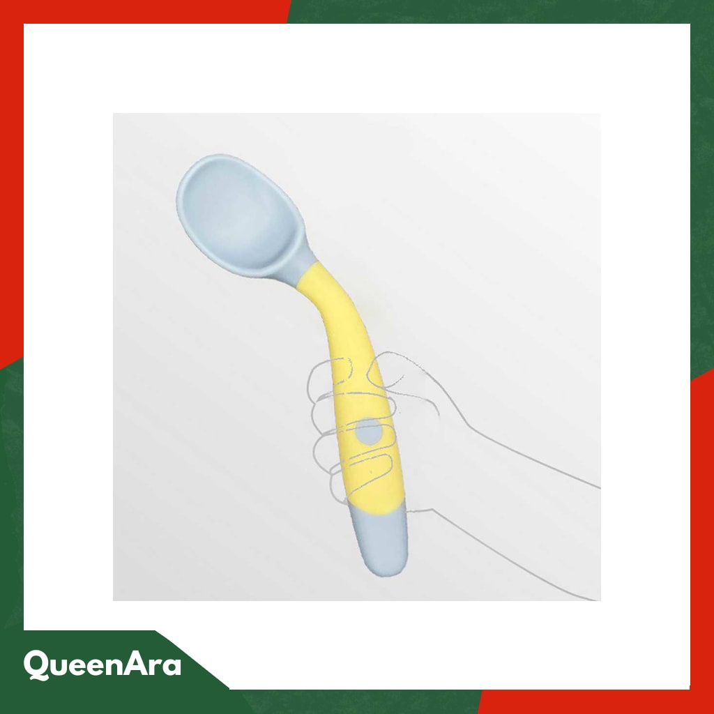 LOPE Sendok Garpu Bayi Soft Silicone Spoon - LP71