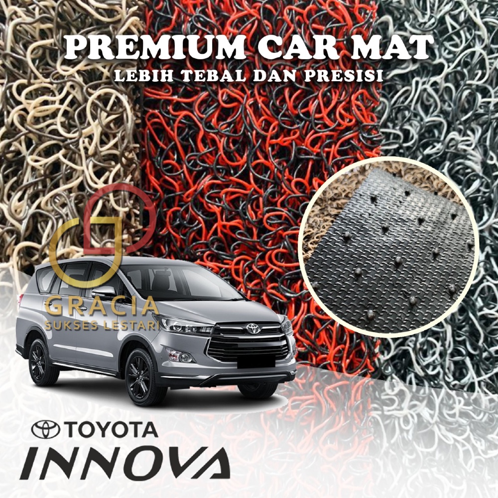 Karpet Mobil Premium Toyota Innova / Innova Reborn Mie Bihun 2 Warna