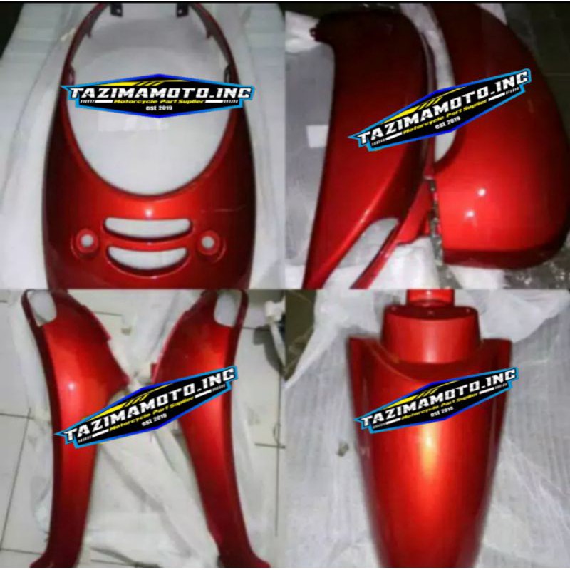 BODY HALUS SCOOPY FI MERAH MAROON 2013-2016