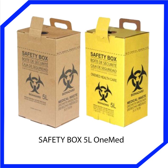 Safety Box Medis 5 Liter / Box Medis Biohazard