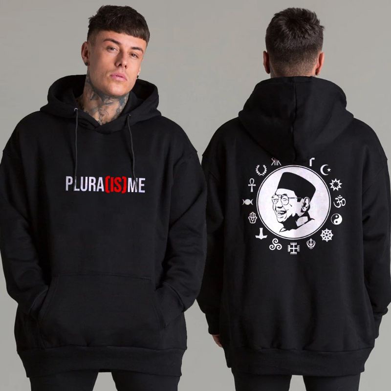 Jaket sweater hoodie plularisme baphomet panjang umur hal baik toleransi antar agama