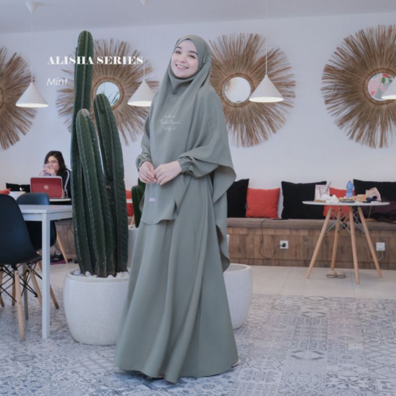 ALISHA DRESS ONLY GAMIS SYARI BUSUI TERBARU TACHI SYARI
