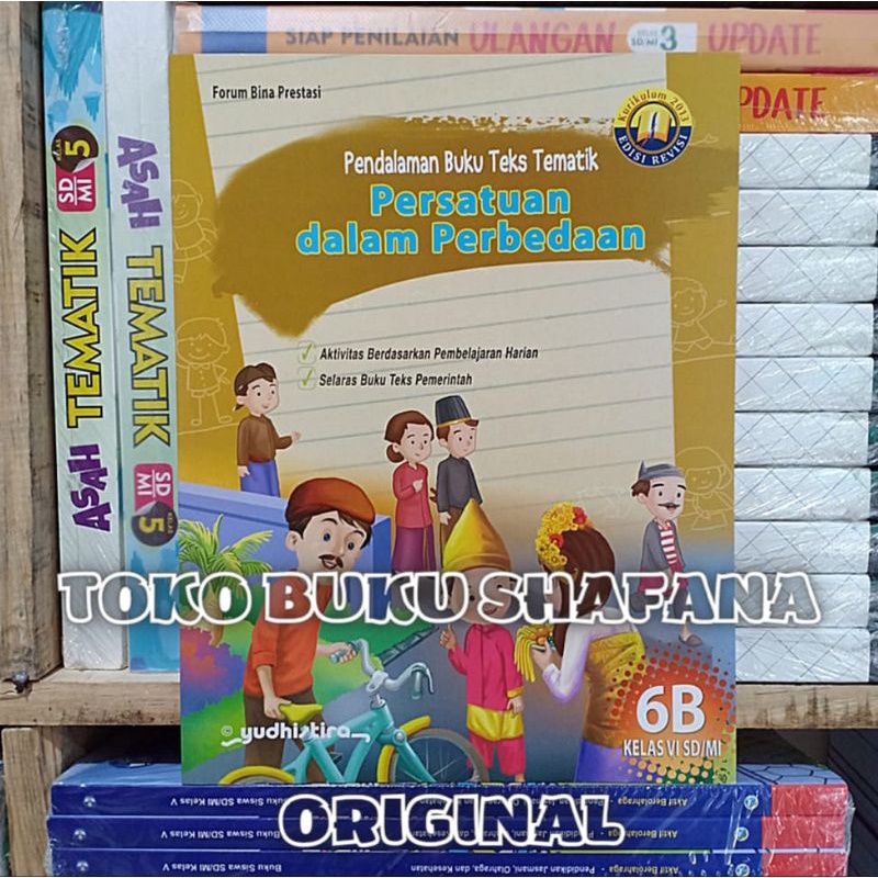 EDISI REVISI !!! PAKET PBT KELAS 6 SD 6A 6B 6C 6D 6E YUDHISTIRA K-13 - PENDALAMAN BUKU TEKS TEMATIK