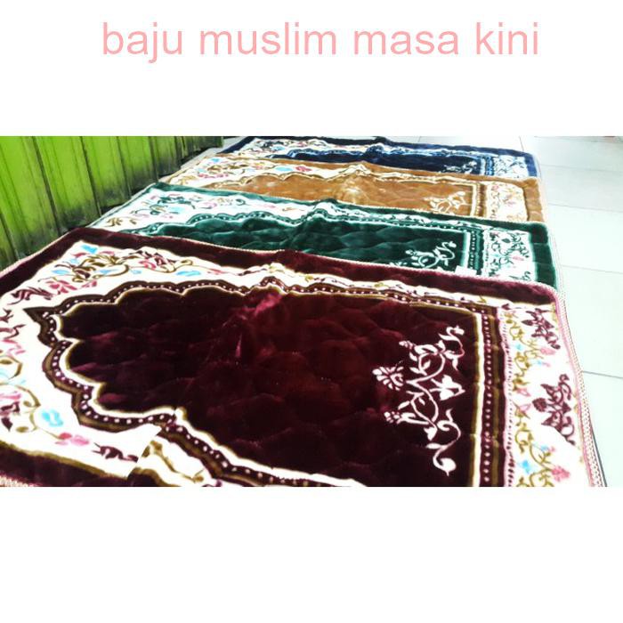 FASHION MUSLIM KEKINIAN BARU Sejadah Tebal - Sajadah Balmut - Lembut - Empuk - Halus