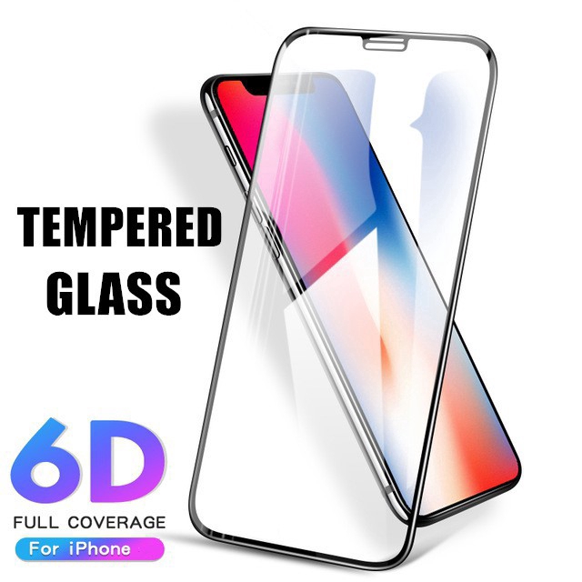 Tempered Glass Pelindung Layar Untuk Iphone 11 Pro Xs Max Xr X Se2020 6 6s+7 8 Plus Se