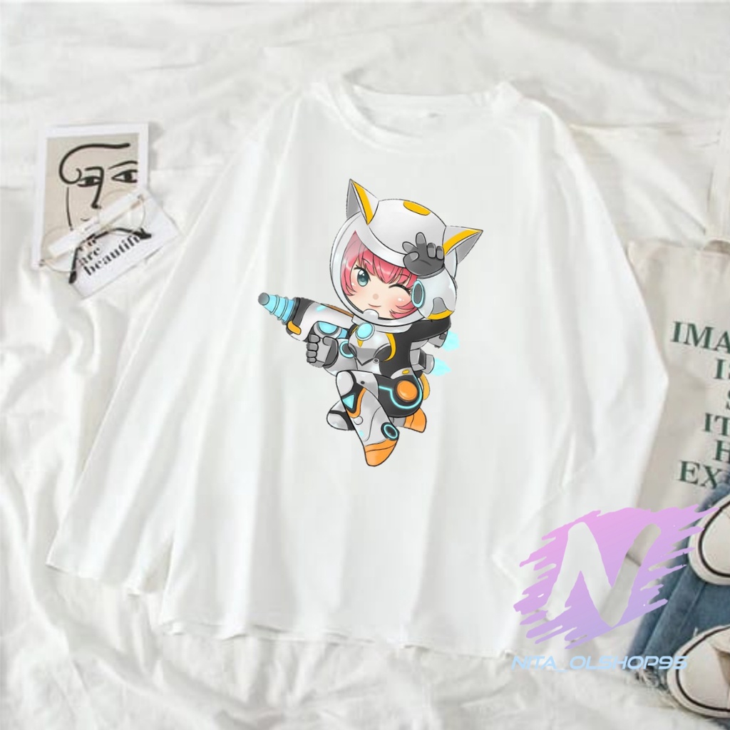 KAOS KIMMY HERO MOBILE LEGEND BAJU KAOS ANAK LENGAN PANJANG KIMMY CHIBI