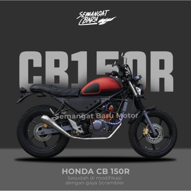 PAKET JAPSTYLE  DAN SCRAMBLER CB150R DAN  CBR150 dan CBk45