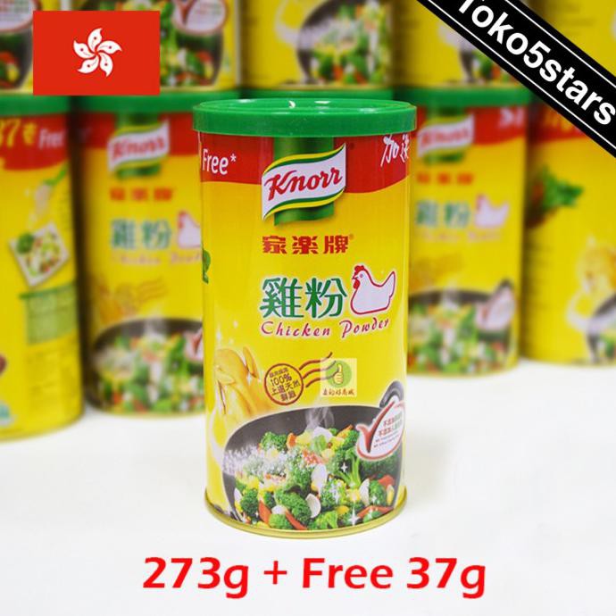 

KNORR CHICKEN POWDER 273GR + FREE37GR HONG KONG ORI