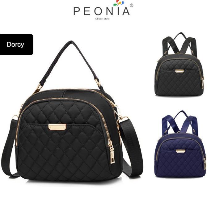 Peonia Tas Ransel Selempang Wanita Import Tas Hp Kecil Korea DORCY BAG