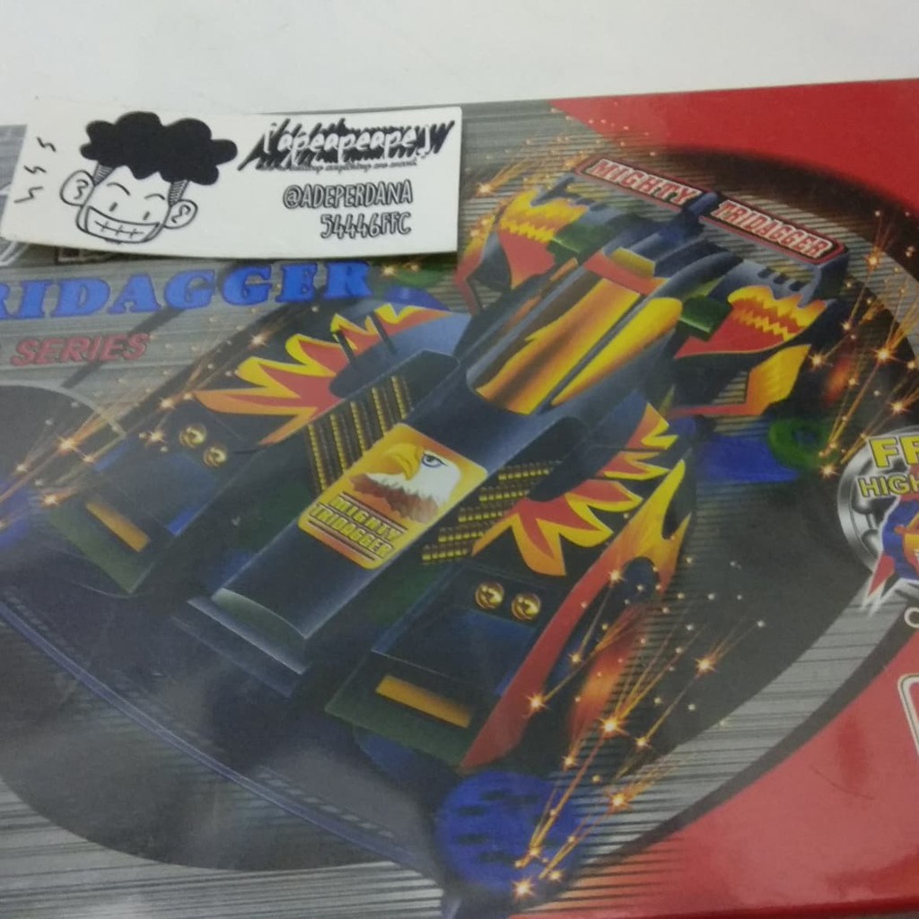 Tamiya Let's & Go Mighty Tridagger Merk Image Mini 4 WD Mini4WD Murah