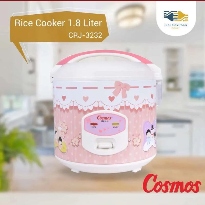 Cosmos CRJ-3232 - Rice Cooker 1.8 L Original Produck