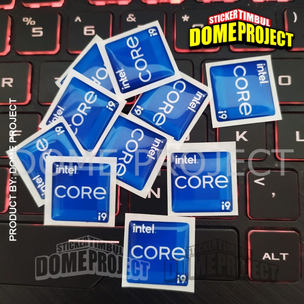 INTEL CORE i9 GEN 11 STIKER TIMBUL LENTUR STIKER STIKER PC STIKER PROCESSOR