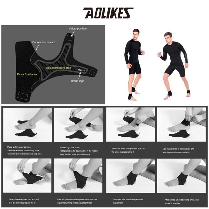 Aolikes Ankle Support Brace Deker Pelindung Engkel Pergelangan Kaki