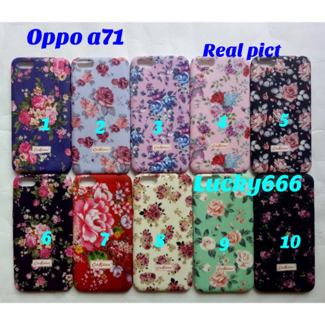 Soft case flower oppo a71 silikon softcase bunga oppo a71 a 71