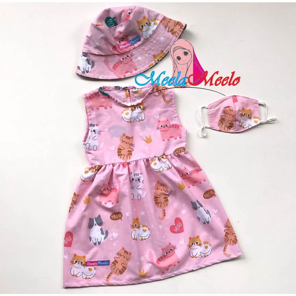 (COD) PROMO TERMURAH !!!Dress Bayi cantik /baju bayi perempuan cantik/baju bayi anak perepuan usia 6 bulan - 1tahun