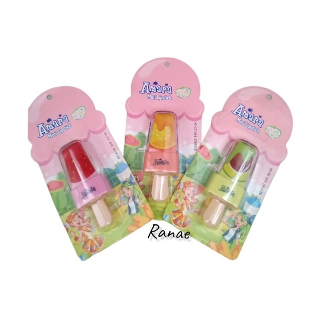 AMARA MINI LIPSTICK ALL VARIANTS/ LIPSTICK UNTUK ANAK ANAK bpom