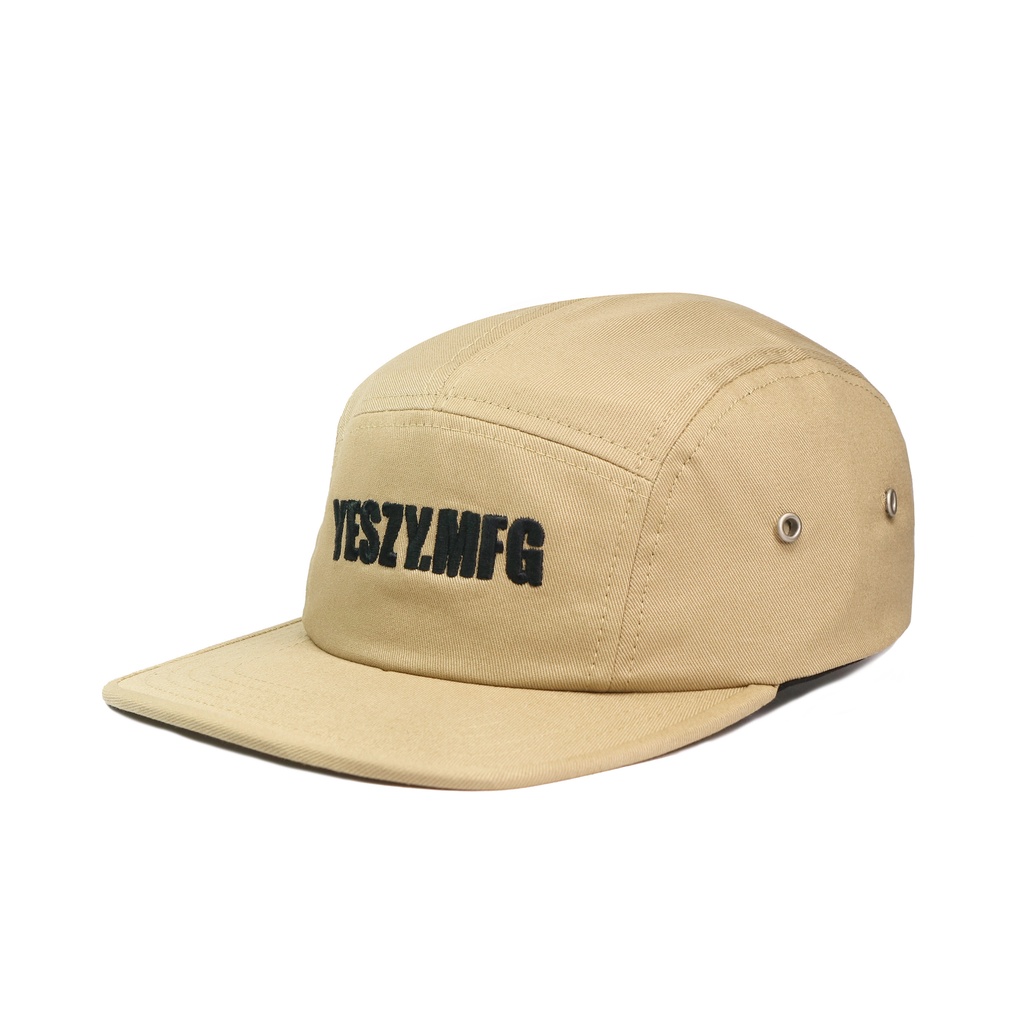 YESZY.MFG Impact Embroidery Khaki 5 Panel Cap