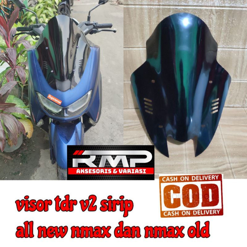 VISOR TDR V2 SIRIP ALL NEW NMAX DAN NMAX OLD WINSIL SIRIP TDR V2