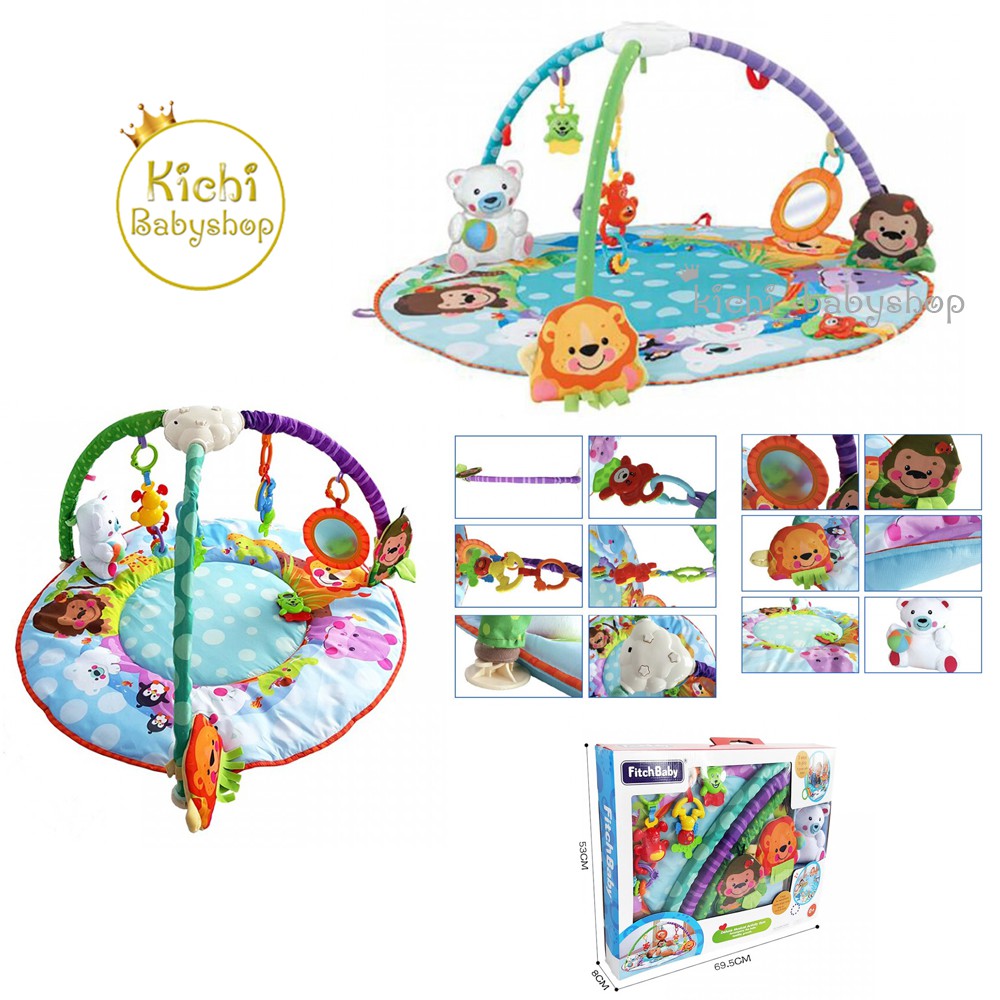 Fitch Baby Deluxe Baby Musical Activity Gym - Playmat