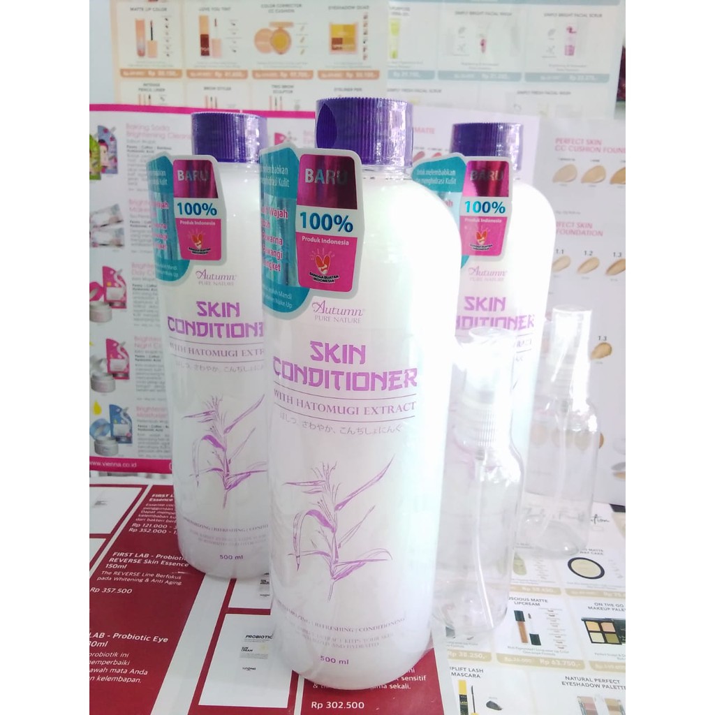 (BPOM) Autumn Skin Conditioner with Hatomugi Extract 500ml free botol spray (ASC) GROSIR TERMURAH