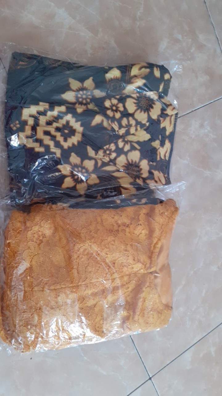 Zola_batik Batik Couple Gamis Brokat 2564 - Cinderella Cendrawasih #3