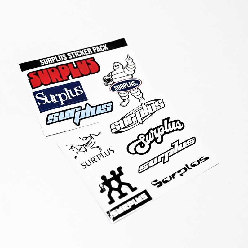 

SURPLUS STICKER PACK
