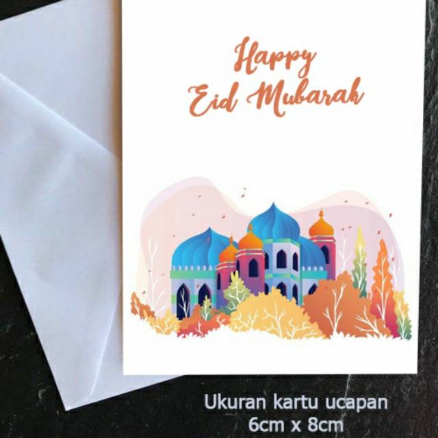 

Kartu Ucapan Lebaran Masjid Bonus Amplop Murah Surabaya