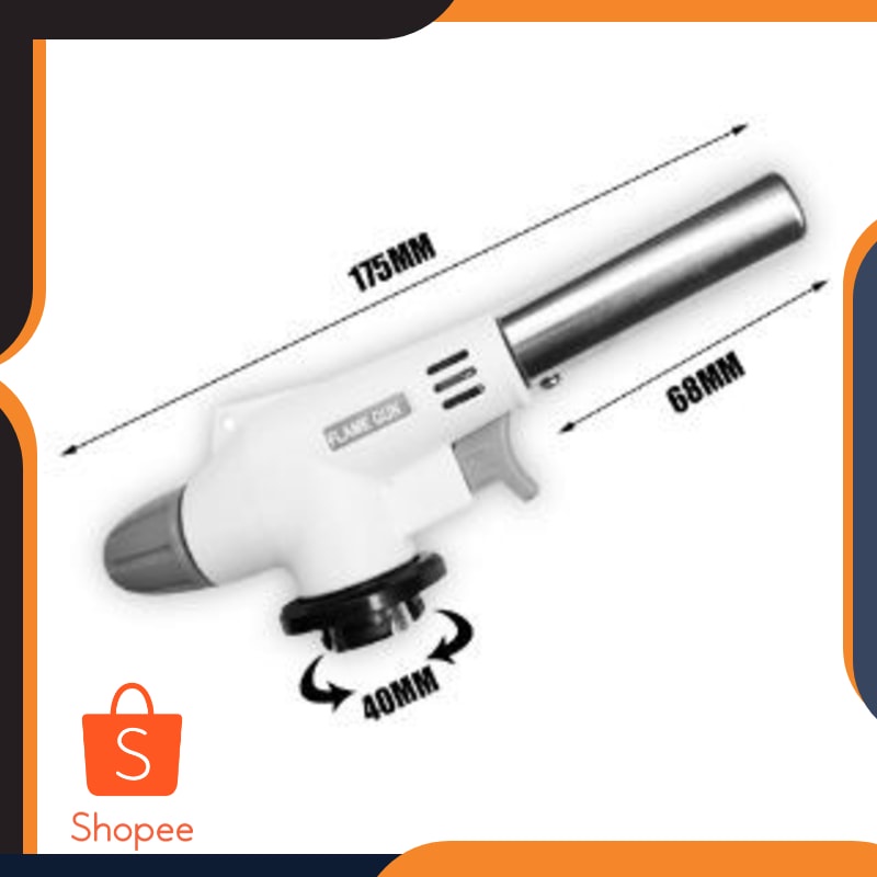 Kepala Gas Torch Butane Flame Gun 920 White Portable Gas Blow Torch Butane