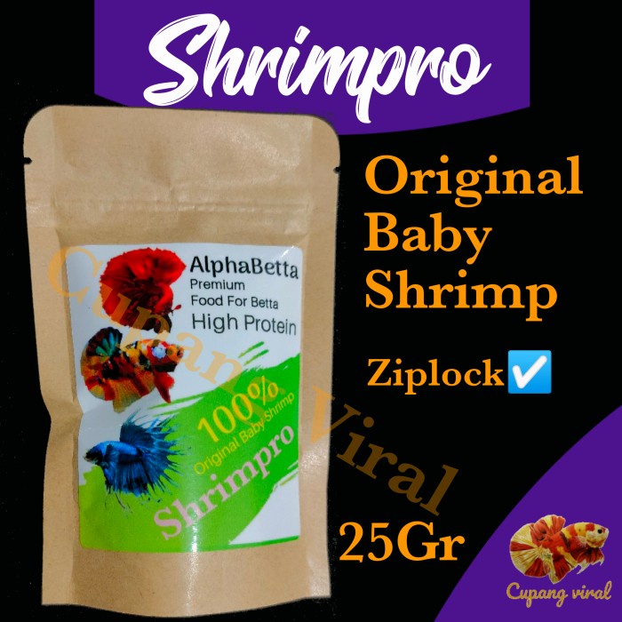 AlphaBetta - Shrimpro Original Baby Shrimp 25GR