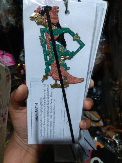 (BISA COD) SOUVENIR MINIATUR WAYANG KULIT MINI SUNDUK RAMA SHINTA GATOKACA OLEH OLEH EKSPORT