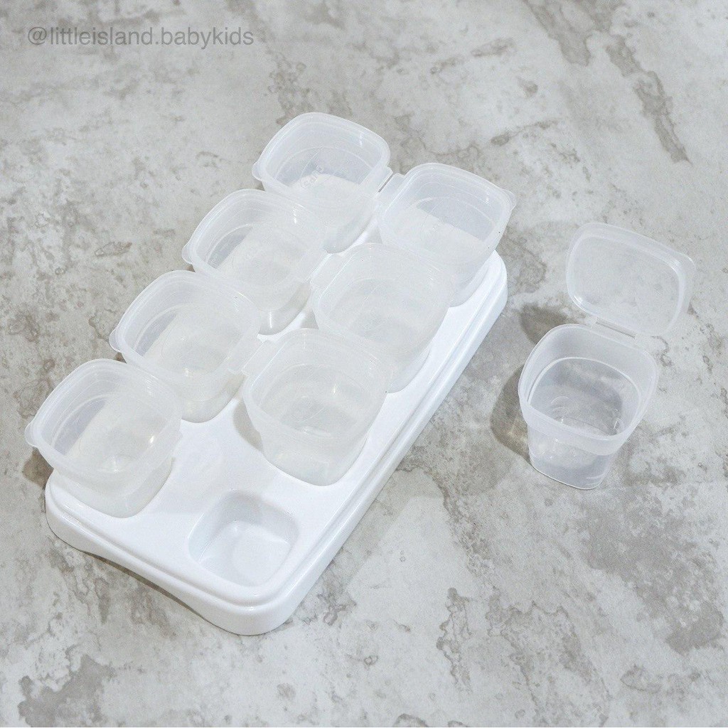 LIN005 - 8 in 1 Baby Food Container (8 in 1 Kotak Penyimpanan Makanan Bayi) Premium