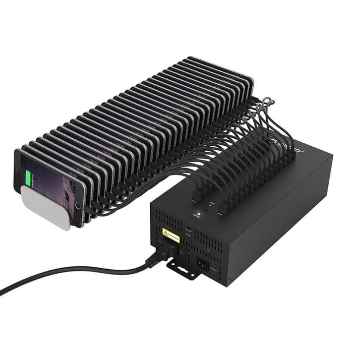 Usb hub orico 30 Port 2.0 industri adapter Data sync-charge 300w IH30P - Terminal usb2.0 30 slot