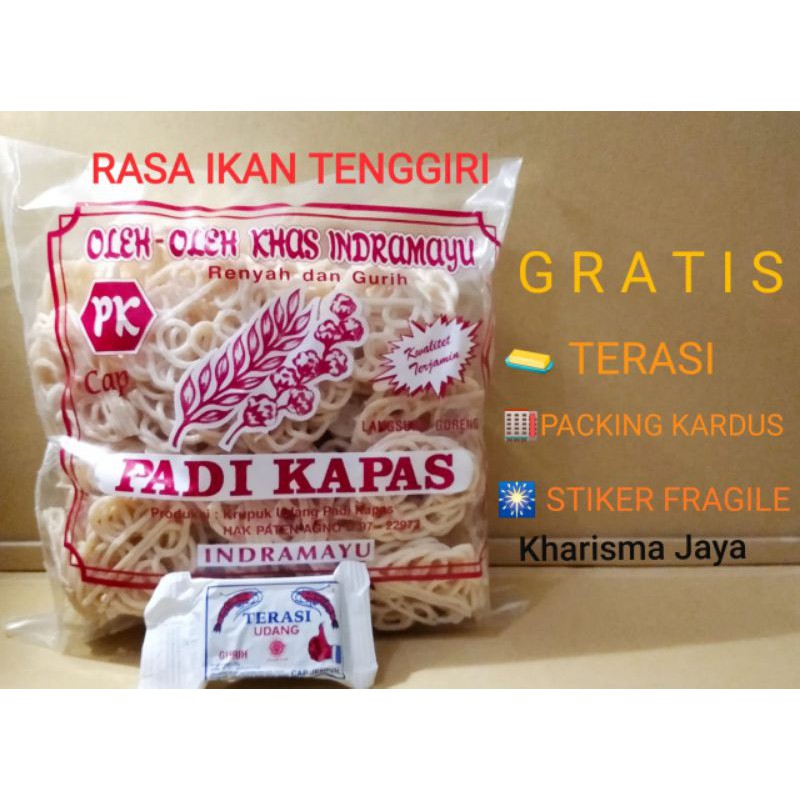 

KRUPUK IKAN TENGGIRI/KERUPUK MIE PUTIH PADI KAPAS