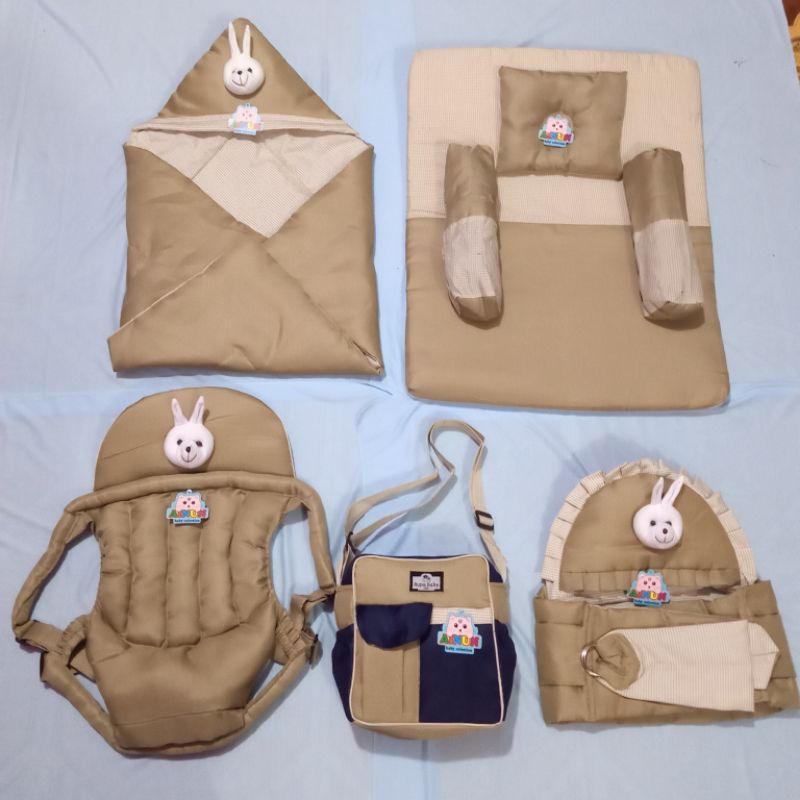 PROMO !!!( Bonus satu set sartaki) Terbaru set 5 &amp; set 4 perlengkapan bayi termurah REALPICT