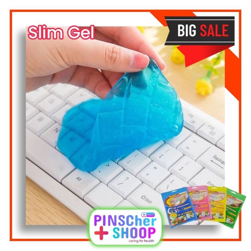 Super Slime Jelly Cleaner Gel pembersih Debu Keyboard PC Laptop Dashboard Mobil