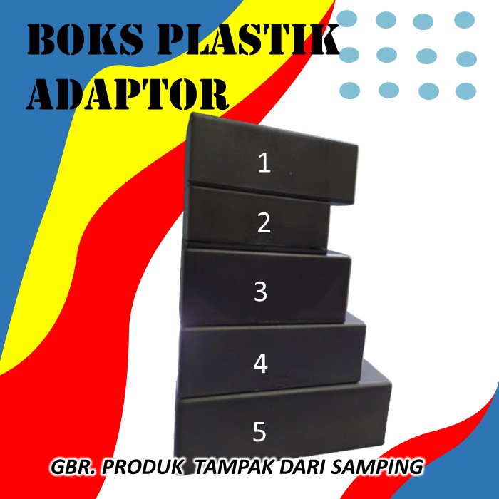 KOTAK BOKS KOSONG BOX CASING PLASTIK ADAPTOR DAN RANGKAIAN ELEKTRONIK KHUSUS BANDUNG AREA