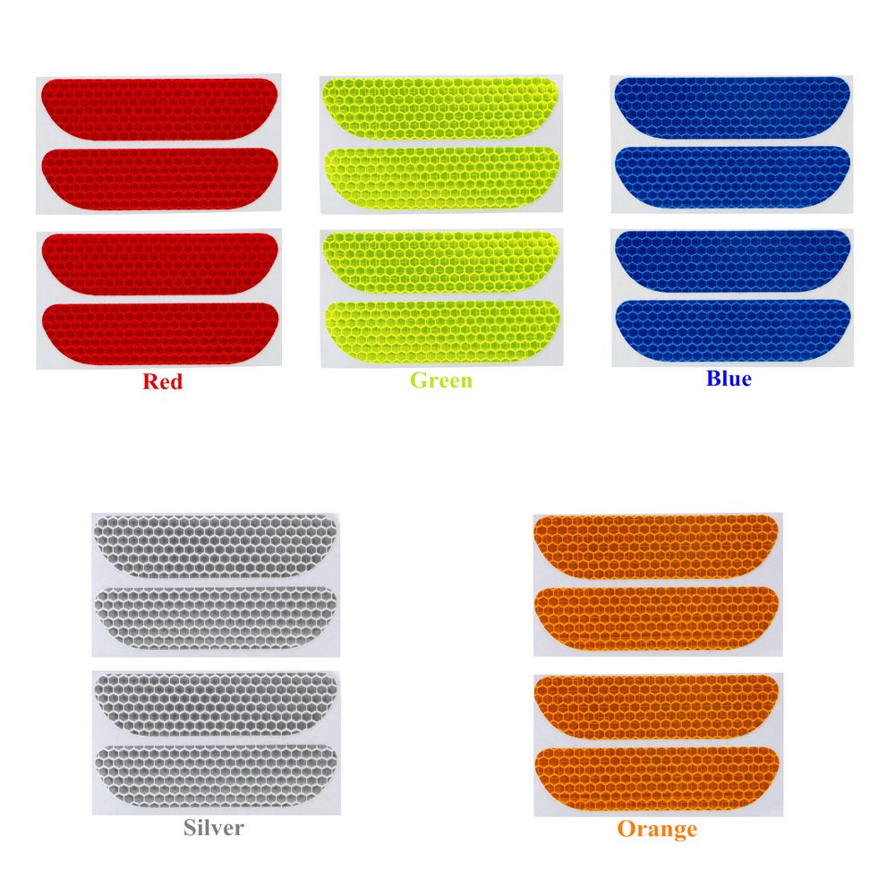 TOP 4pcs 4Pcs Reflective Tape Tail Warning Mark Car Door Stickers Auto Rear Universal Open Sign Safety/Multicolor