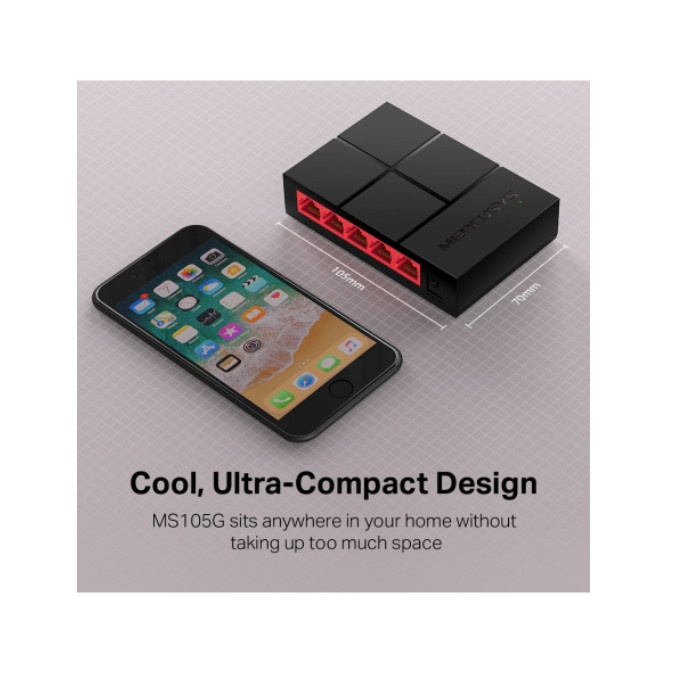 Mercusys MS108G Desktop Switch Gigabit 8-Port 10/100/1000Mbps HUB