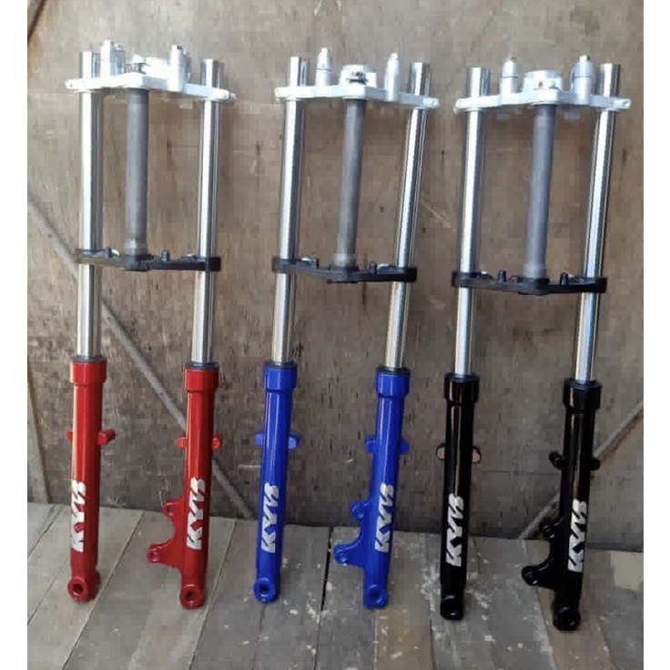 TABUNG AS SHOCK SOK DEPAN KOMPLIT plus T RX KING NEW RXK model kyb merah hitam biru-1