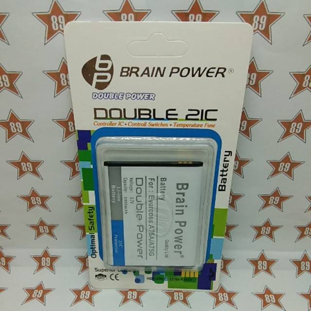 Battery batre Evercross A75A - A75G Brain power