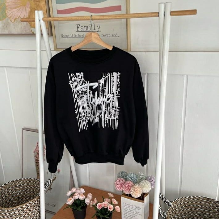 Primadona Sweatshirt TOKYO  Black Style Sweater