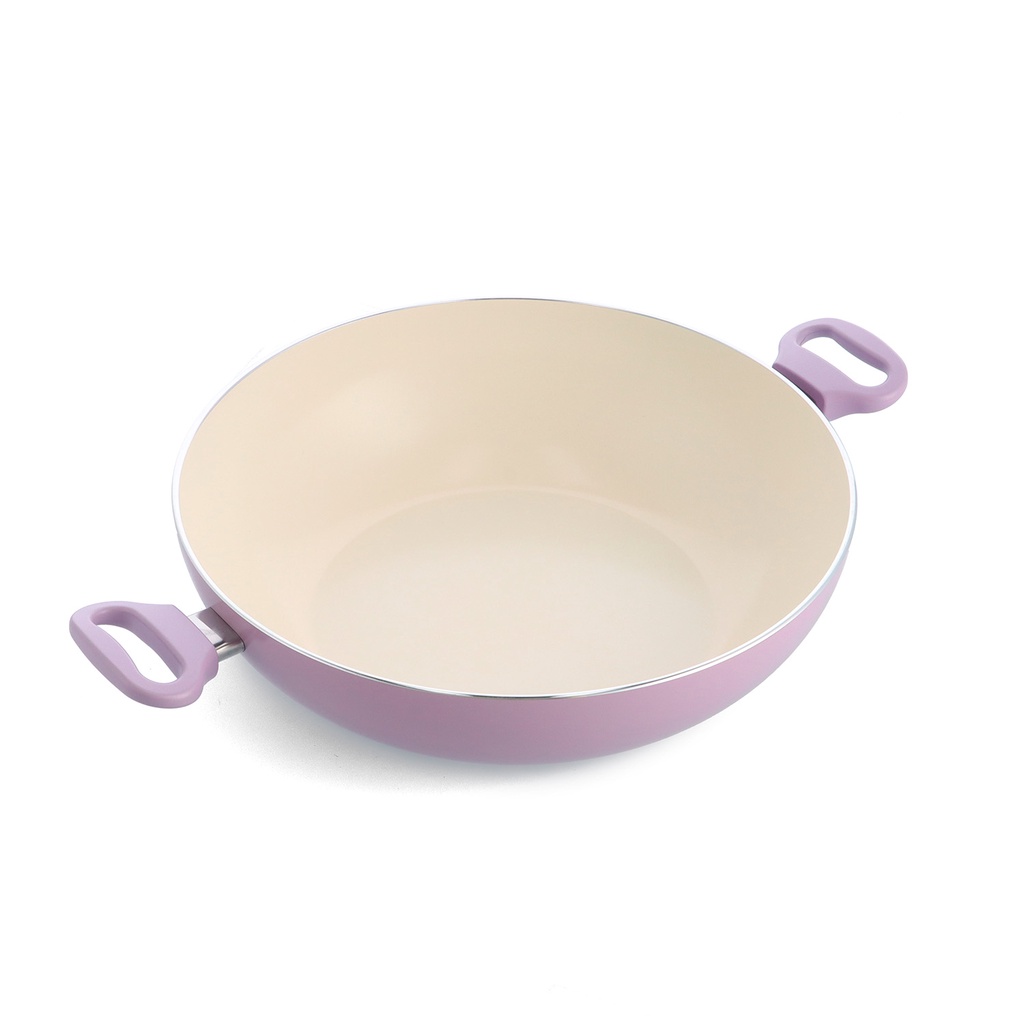 GreenPan Delight Lavender Open Wok 32 Cm / 5.43 L