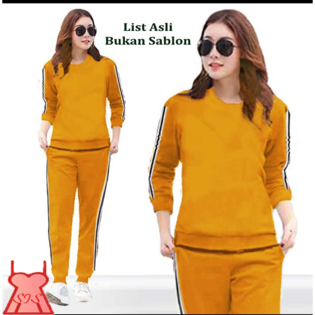 LVB Setelan Training Wanita LIA / Track Suit Wanita / Setelan Olahraga Wanita  Uk.L-XL-XXL-3XL